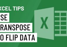 Unlocking Excel’s Potential: Harnessing the Power of Transpose to Flip Data on Its Side